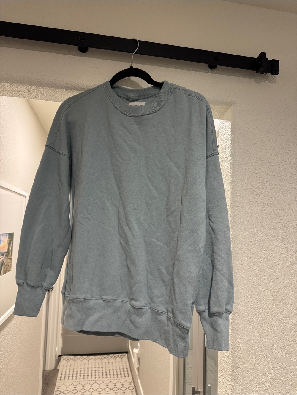 Men's Light Blue Crewneck Sweater